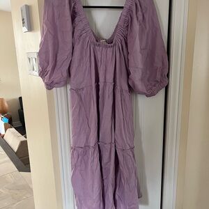 Vici Lavender Midi Dress